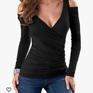 Merryfun Women's Long Sleeve Sexy Blouse